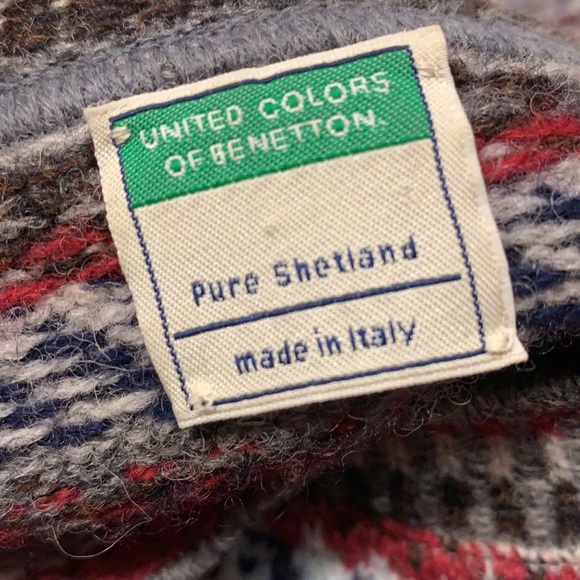 Vintage pure Shetland sweater - Picture 3 of 7